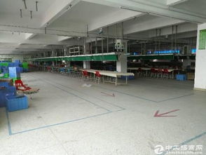 橫崗 荷坳花園式廠房3樓整層2500平方精裝修廠出租